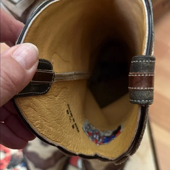 Old Gringo Red White and Blue Cowboy Boots - Picture 4 of 5